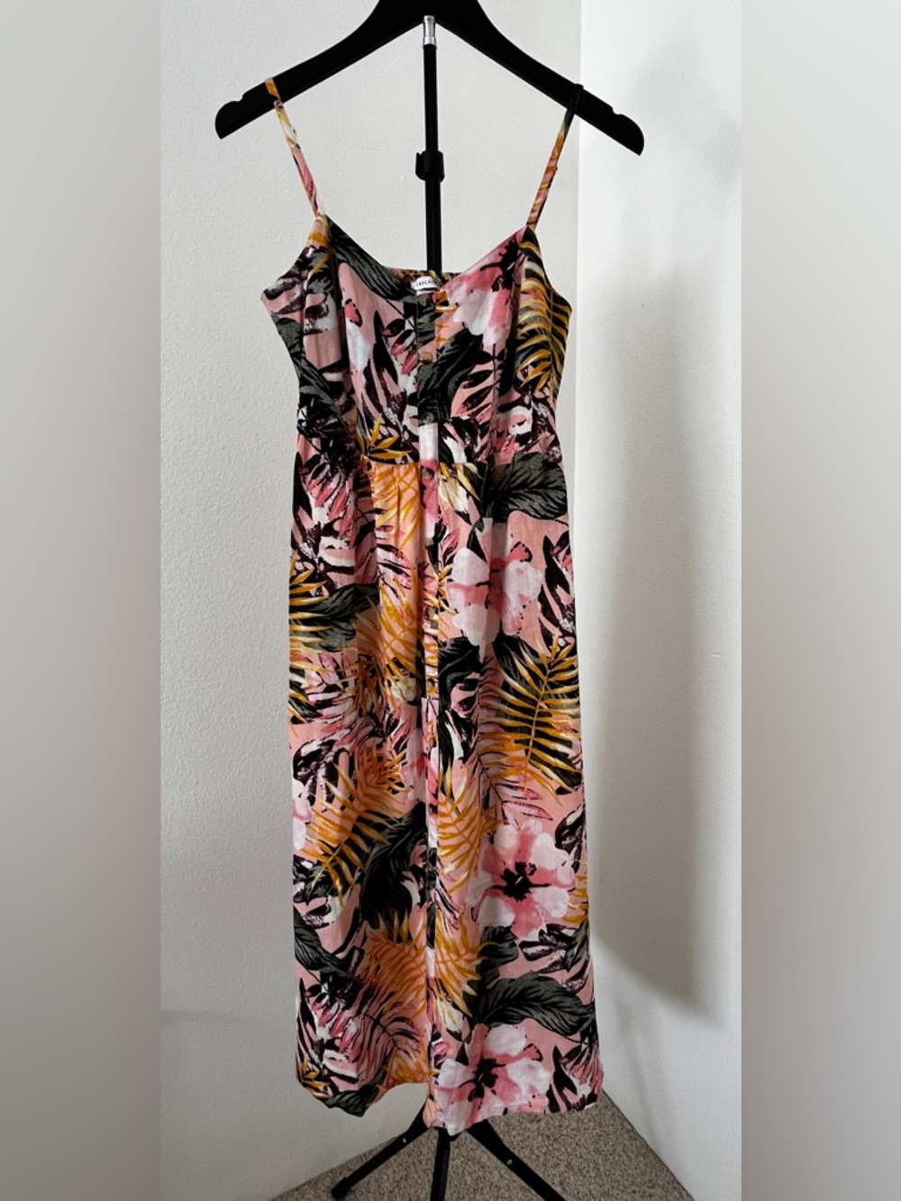 Lascana Linen Blend Sundress • Size 4 • Summer Vacation Dress • Lightweight